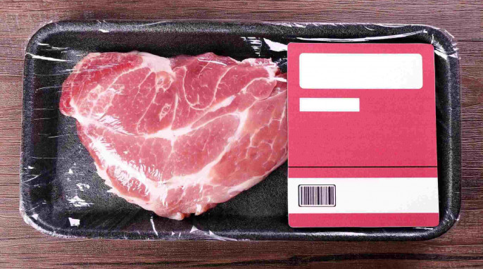 Fleisch unter Schutzatmosphäre