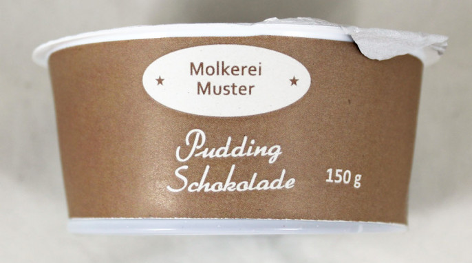 Dessert Schokolade, Beispiel Schokoladenpudding