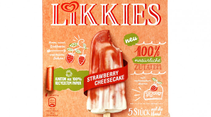 Langnese Likkies Strawberry Cheesecake