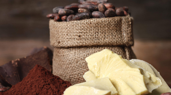 Kakao: Bohnen, Butter und Pulver