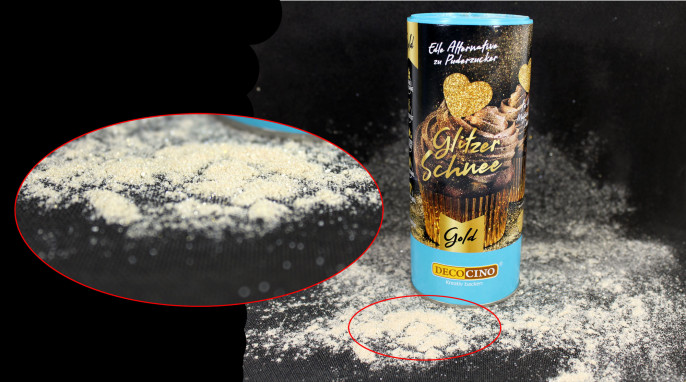 Decocino’s Glitzerschnee Gold 