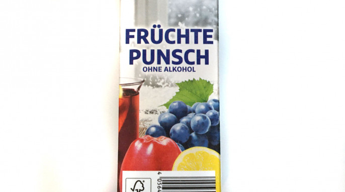 Seitenansicht, Solevita Früchte Punsch