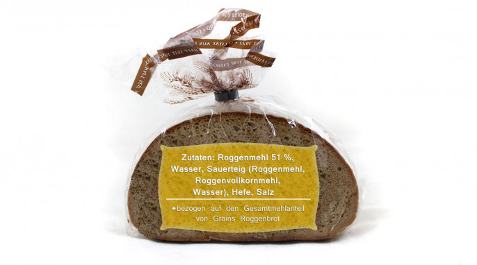 Zutaten, Roggenbrot, anbieterneutral