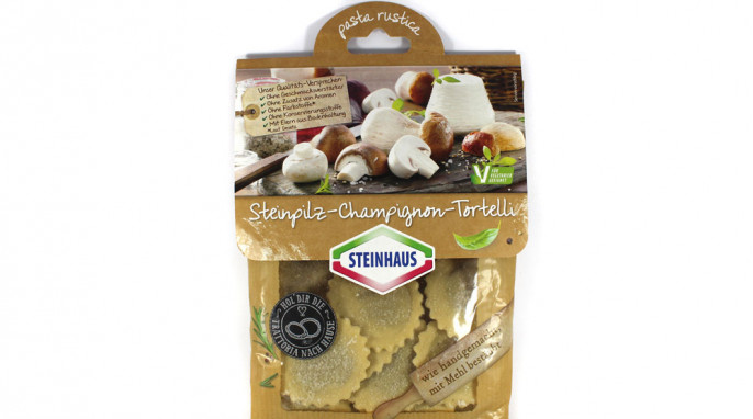 Steinhaus Steinpilz-Champignon-Tortelli 