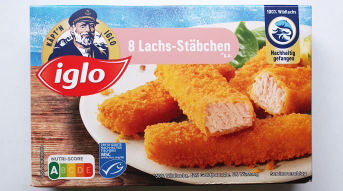 Käpt’n Iglo 8 Lachs-Stäbchen