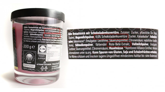 Rückseite, Deluxe Ruby Creme