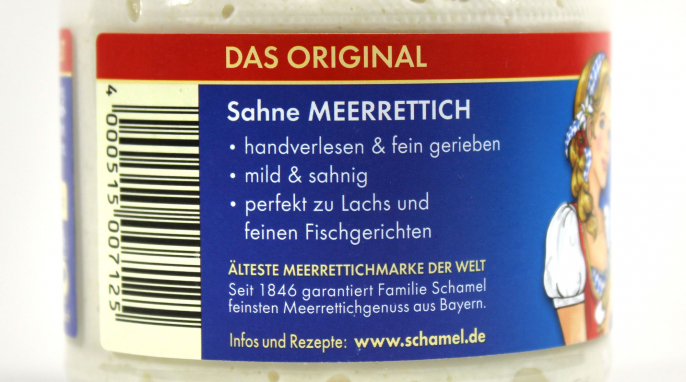 Werbung, Schamel Sahne Meerrettich ab 2019