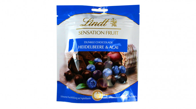 Lindt Sensation Fruit Dunkle Chocolade Heidelbeere & Acai