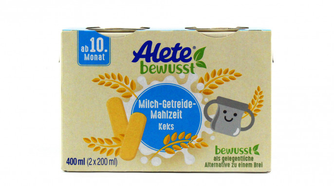 Alete bewusst Milch-Getreide-Mahlzeit Keks