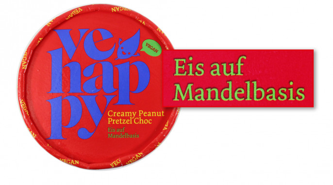 Deckel, ve happy Creamy Peanut Pretzel Choc