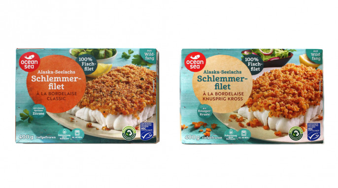 Ocean Sea Alaska-Schlemmerfilet à la Bordelaise, „Classic“ und „Knusprig Kross“