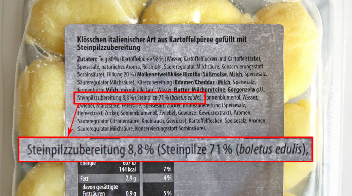 Best Moments Premium Gnocchi mit Pilz-Füllung