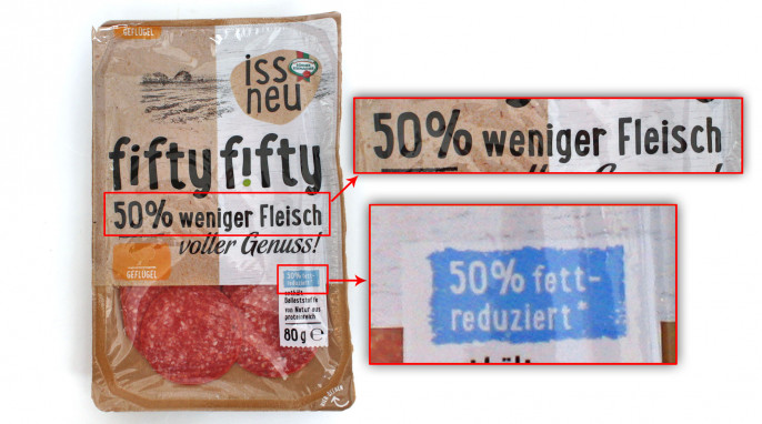 iss neu fifty fifty Geflügel 