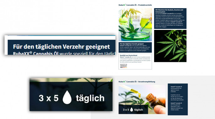 Verzehrempfehlung, RubaXX® Cannabis Öl, rubaxx-cannabis.de, 19.04.2022 