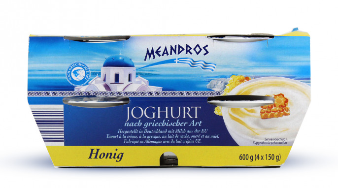 Meandros Joghurt nach griechischer Art Honig