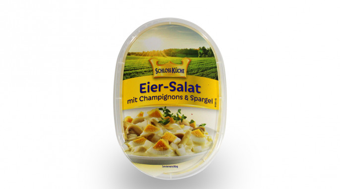 Schlossküche Eier-Salat mit Champignons und Spargel