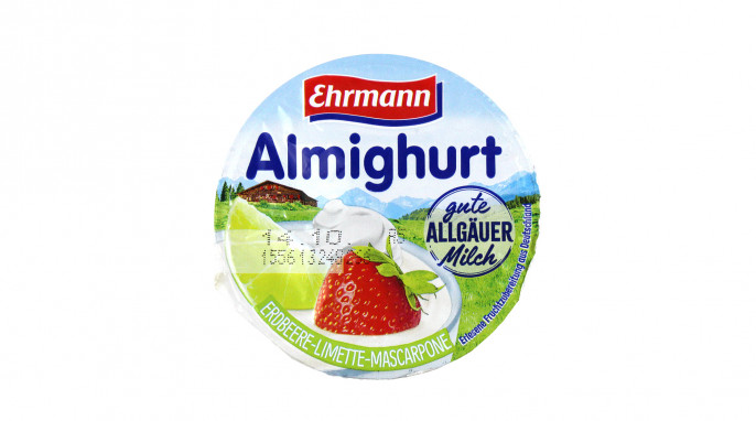 Ehrmann Almighurt Erdbeere-Limette-Mascarpone