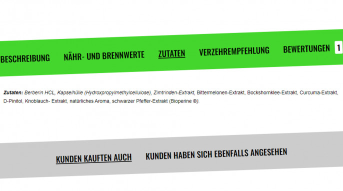 Zutaten: Health+ Nährstoff Optimizer, zecplus.de, 23.03.2022 