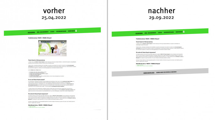alt: Werbung, Health+ L-Theanin, zecplus.de, 25.04.2022 ; neu: 29.09.2022  
