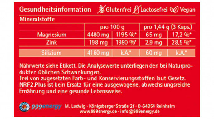 Nährwerte, NRF2.Plus, derklosterladen.com, 01.08.2022