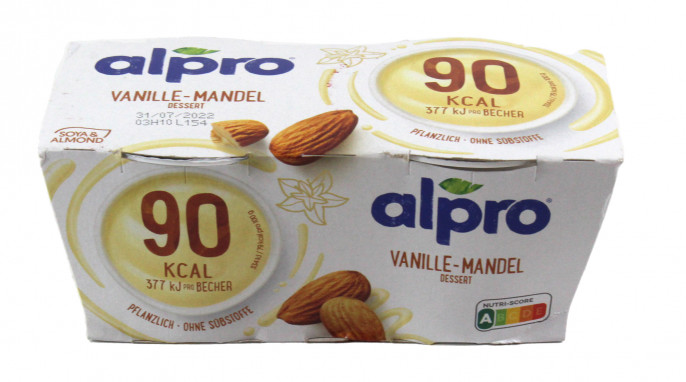 Alpro Dessert Vanille Mandel, 90 kcal