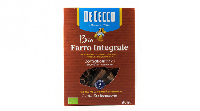 De Cecco Bio Farro Integrale Tortiglioni n°23