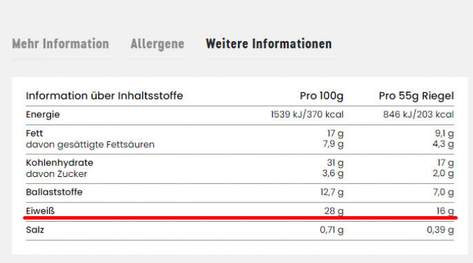 Nährwerte, Angebot Barebells Soft Protein Bar, Beispiel Sorte Caramel Choco auf barebells.de, 20.01.2023