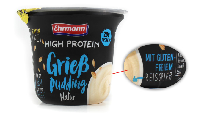 Ehrmann High Protein Grieß Pudding Natur 