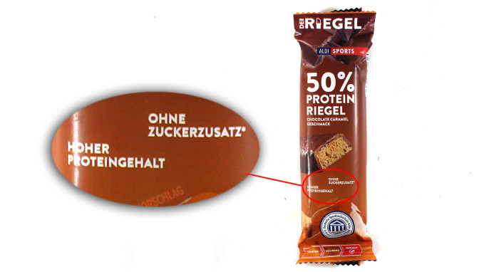 Aldi Sports Der Riegel 50 % Protein Riegel 