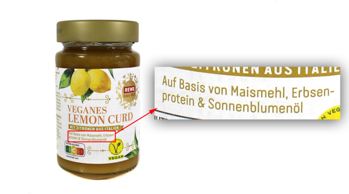 Rewe Feine Welt Veganes Lemon Curd