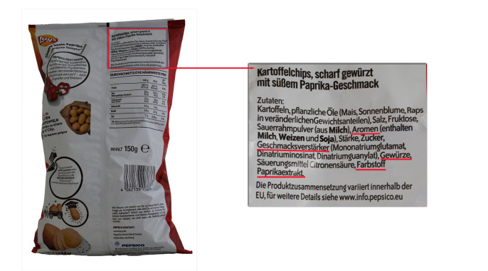  Zutaten, Lay's Red Paprika