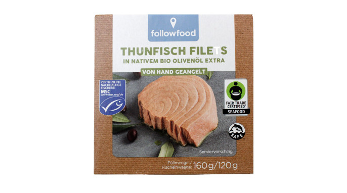 followfood Thunfisch Filets in nativem Bio Olivenöl extra