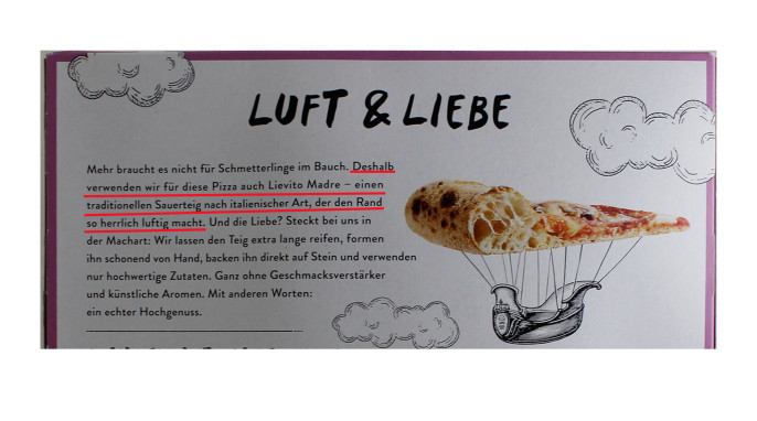 Rückseite, Gustavo Gusto Extra Luftig Speciale