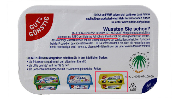 Werbung, Edeka Gut & Günstig Sonnenblumen Margarine