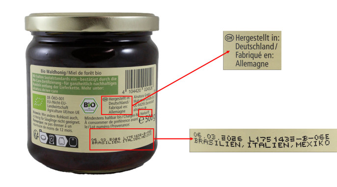Herkunft 2, Alnatura Bio Waldhonig