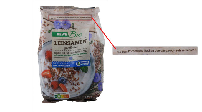 Rewe Bio Leinsamen geschrotet
