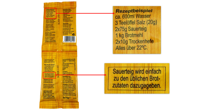 Rückseite, Seitenbacher Natur Sauerteig