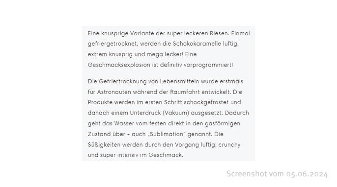 Beschreibung der Gefriertrocknung, Pepelini.de, 05.06.2024