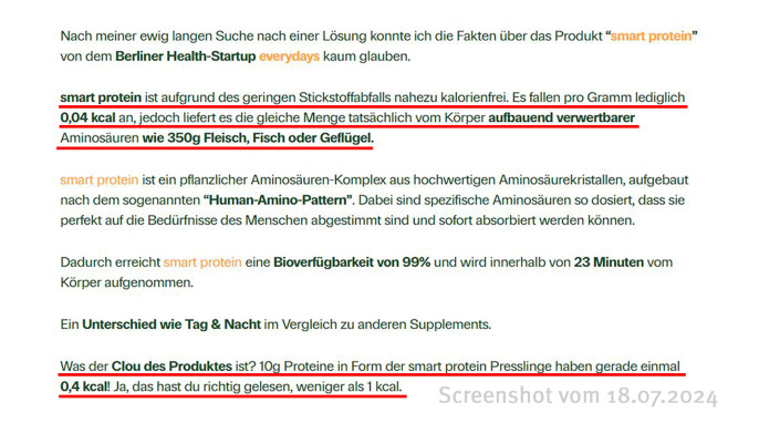 Werbung, Just-healthy.com, 18.07.2024