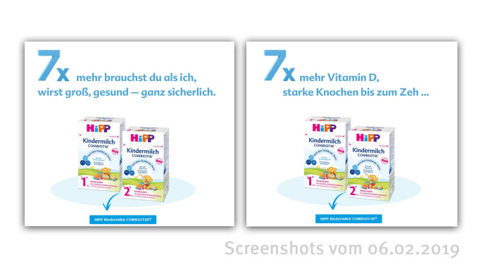 Werbung, Hipp.de/Milchnahrung, 06.02.2019