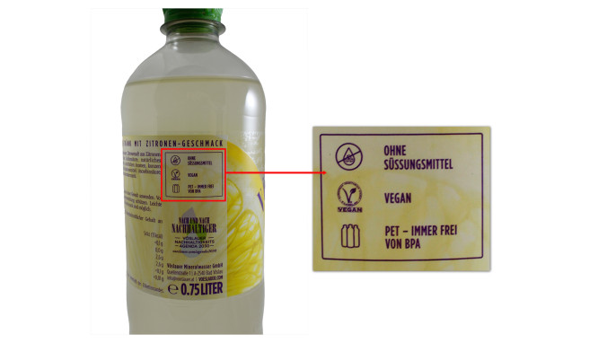 Werbung, Vöslauer Balance Juicy Zitrone