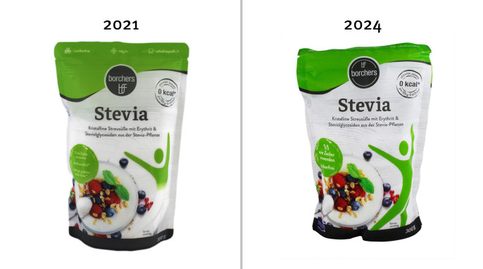Borchers Stevia Kristalline Streusüße, 2021, 2024