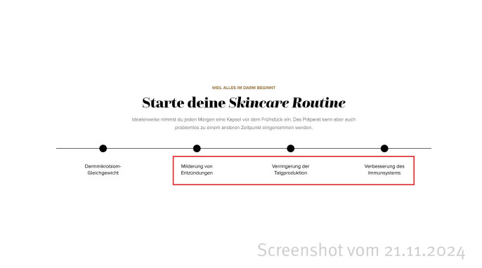 Werbung, Dermabacs – Healthy Skin Booster, Mybacs.com, 21.11.2024