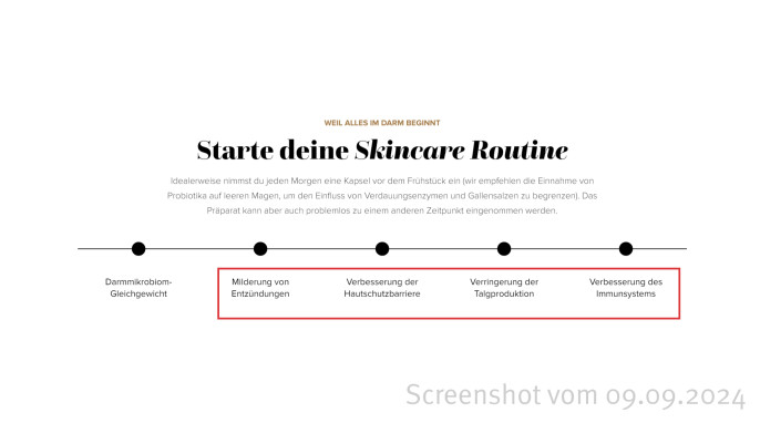 Werbung, Dermabacs – Healthy Skin Booster, Mybacs.com, 09.09.2024