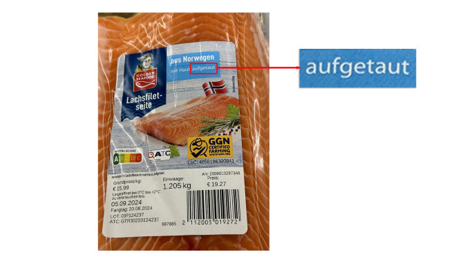 Golden Seafood Lachsfiletseite, Mindesthaltbarkeitsdatum 05.09.2024
