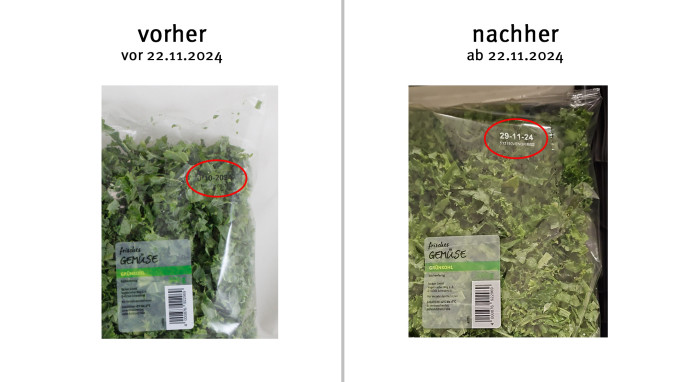alt: Tacken frisches Gemüse Grünkohl, vor 22.11.2024; neu: ab 22.11.2024, Herstellerfoto
