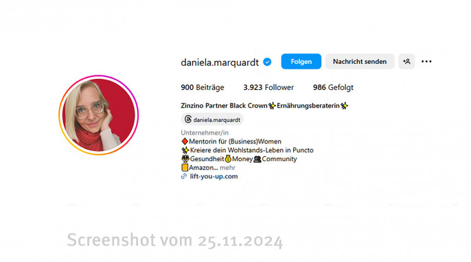 Instagram.com/daniela.marquardt, 25.11.2024