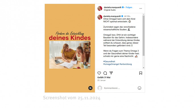 Instagram.com/daniela.marquardt, 25.11.2024
