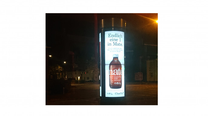 Plakat, ChariTea Mate. Hamburg Osdorf, 31.10.2024