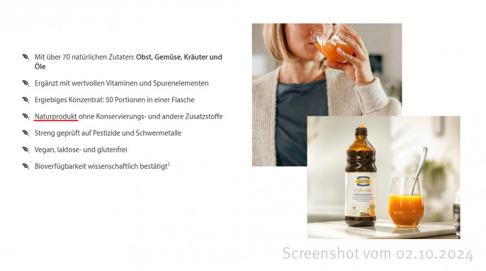 Werbung, Lavita.com, 02.10.2024